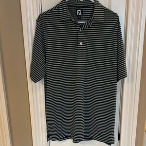 FootJoy Men's Polo with Dark and Light Stripes